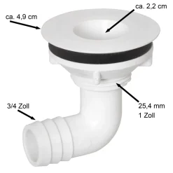 Barstuff Ablaufstutzen für Tropfschale - Kunststoff