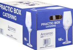 Barstuff Arcoroc Weinglas, Mineral- 450ml, 0,1l + 0,2l Eiche (18 Stk.)