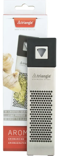 Barstuff Aroma Ingwerreibe, Triangle - Edelstahl Kunststoff