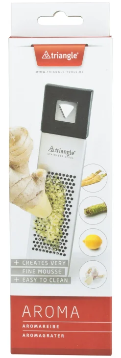 Barstuff Aroma Ingwerreibe, Triangle - Edelstahl Kunststoff