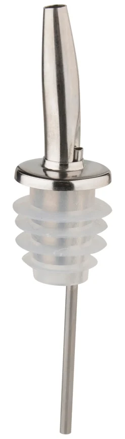 Barstuff Ausgießer, konisch - Edelstahl, Silikonkork (mittel)