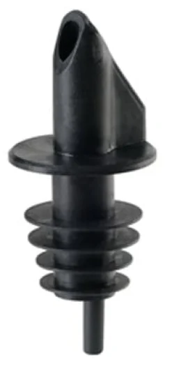 Barstuff Ausgießer, Kunststoff, mittel - Schwarz