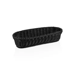 Barstuff Baguettekorb Polypropylen schwarz - 40x16x8cm