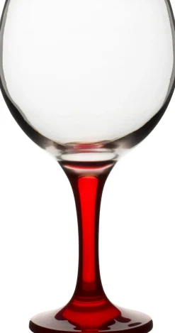 Barstuff Ballonglas Gin&Tonic, roter Stiel, Gürallar - 645ml