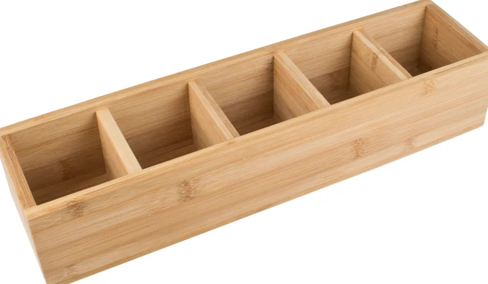 Barstuff Bambus Box mit Gefache - 39x10x8cm