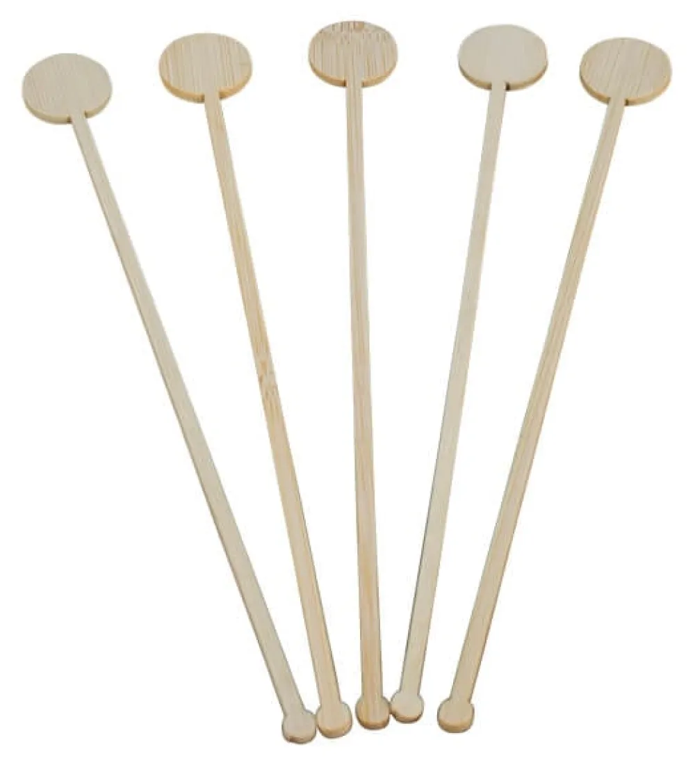 Barstuff Bambus Stirrer Coin - 18cm (100 Stk.)