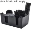 Barstuff Bar Caddy schwarz, Polypropylen - 24x15x11 cm