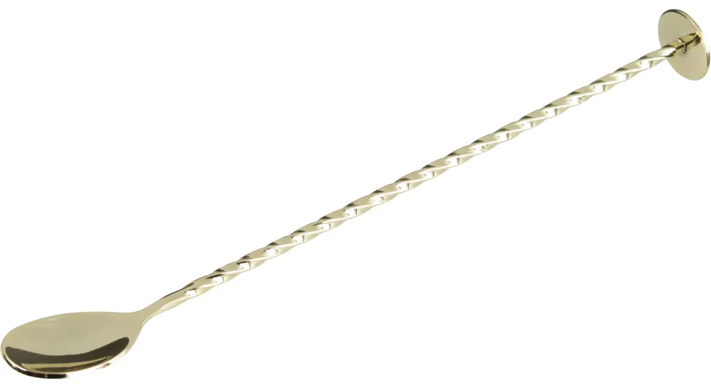 Barstuff Barlöffel Disc, goldfarben, Überbartools - 25,5cm