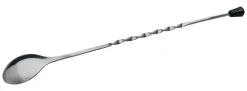 Barstuff Barlöffel gedreht, schwarzer Kopf, Prime Bar - 28,5cm