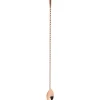 Barstuff Barlöffel Teardrop, Edelstahl kupferfarben - 35cm