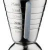 Barstuff Barmaß / Jigger, mit Abstufung - Edelstahl (75ml)