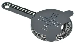 Barstuff Barsieb Cross, Edelstahl - Gunmetal Black (8,5cm)
