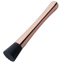 Barstuff Barstößel, Edelstahl, waffelförmiges Ende - kupferfarben (21cm)