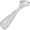Barstuff Barstößel, Kunststoff, gewelltes Ende - transparent (21cm)