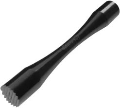 Barstuff Barstößel Maxi, Kunststoff, gewelltes Ende - schwarz (29cm)
