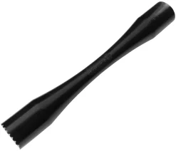 Barstuff Barstößel Maxi, Kunststoff, gewelltes Ende - schwarz (29cm)