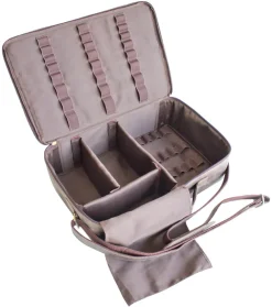 Barstuff Bartasche aus Leder, braun, Prime Bar - mit Barzubehör (Tin in Tin)