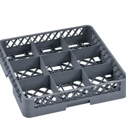 Barstuff Basis Spülkorb 9-Fach, grau (Rack 98) - 50x50x10cm