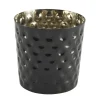 Barstuff Becher, gehämmert, schwarz - Edelstahl (400ml)