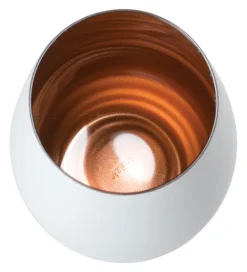 Barstuff Becher, matt weiß/bronze, Elements Stölzle - 465ml