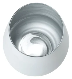 Barstuff Becher, matt weiß/silber, Elements Stölzle - 465ml