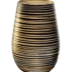 Barstuff Becher Twister schwarz-gold, Stölzle - 465ml