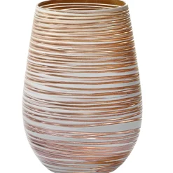 Barstuff Becher Twister weiß-bronze, Stölzle - 465ml