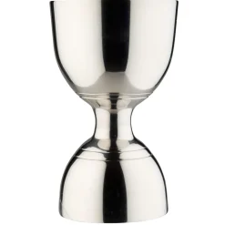Barstuff Bell-jigger / Doppelmessbecher, silberfarben - Edelstahl (30/60ml)