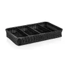 Barstuff Besteckkorb Polypropylen schwarz - 53x32,5x9cm (GN 1/1)