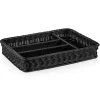 Barstuff Besteckkorb Polypropylen schwarz - 40x30x6,5cm