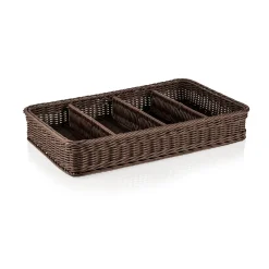 Barstuff Besteckkorb Polypropylen braun - 53x32,5x9cm (GN 1/1)