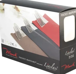 Barstuff Besteckserviette Linclass, 33x40cm, 1/8Falz - weiß (300 Stk.)