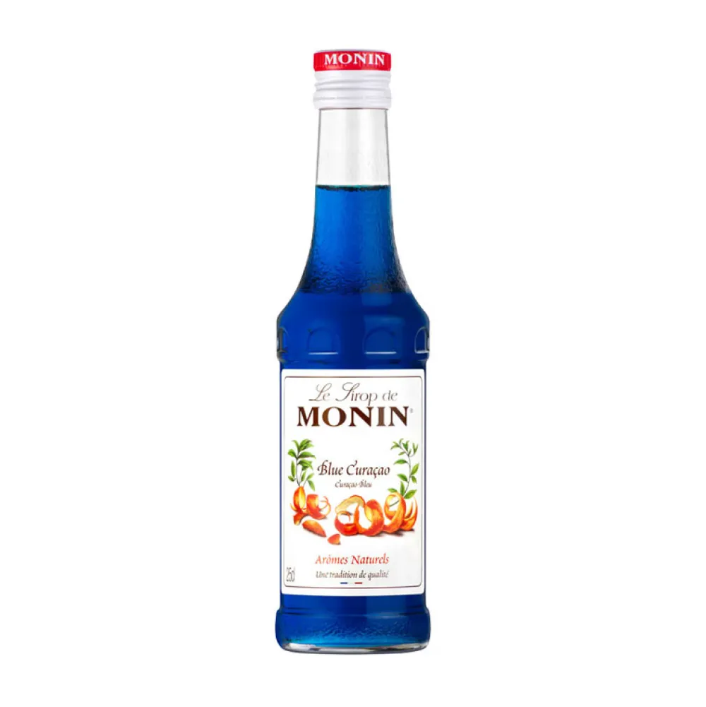 Barstuff Blue Curacao - Monin Sirup Kleinflasche (0,25l)