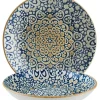 Barstuff Bonna Alhambra Bloom Teller tief 23cm blau - 6 Stück