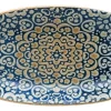 Barstuff Bonna Alhambra Gourmet Platte oval 15x8,5cm blau - 12 Stück