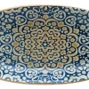 Barstuff Bonna Alhambra Gourmet Platte oval 19x11cm blau - 12 Stück