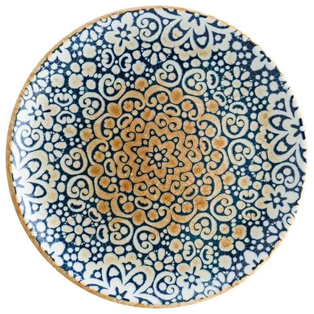 Barstuff Bonna Alhambra Gourmet Teller flach 21cm blau - 12 Stück