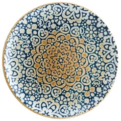 Barstuff Bonna Alhambra Gourmet Teller flach 25cm blau - 12 Stück