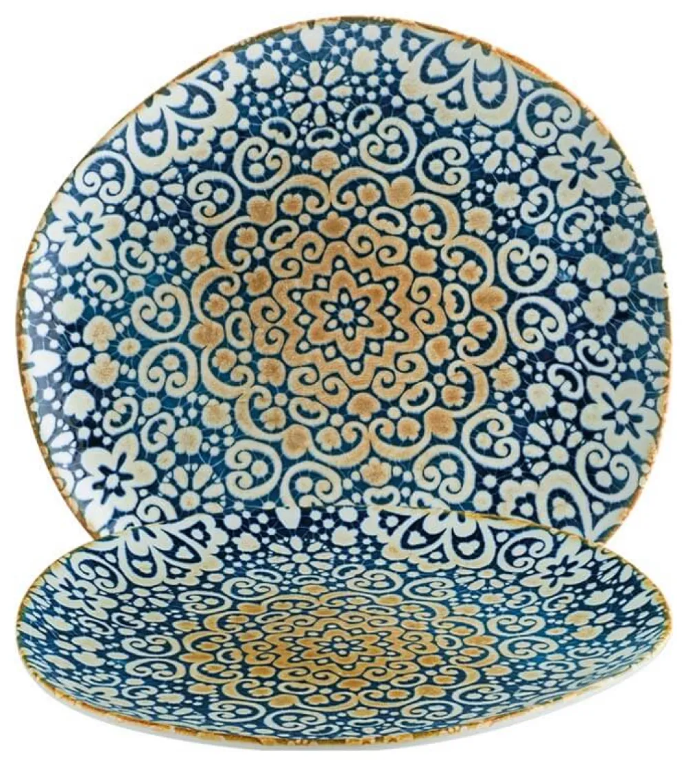 Barstuff Bonna Alhambra Vago Teller flach 15cm blau - 12 Stück