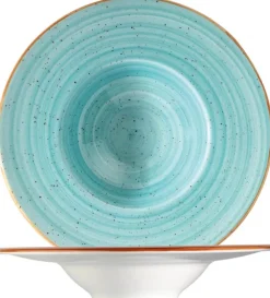 Barstuff Bonna Aura Aqua Banquet Pastateller 28cm türkis - 6 Stück