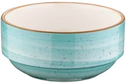 Barstuff Bonna Aura Aqua Banquet Stapelschale 12cm, 35cl türkis - 12 Stück