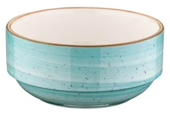 Barstuff Bonna Aura Aqua Banquet Stapelschale 6cm, 3cl türkis - 24 Stück