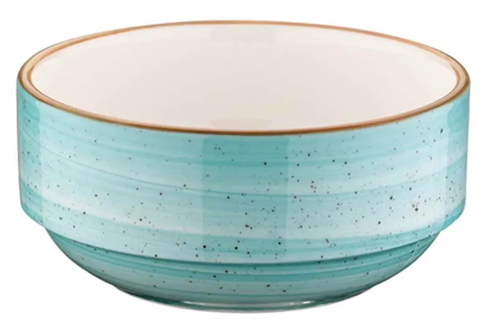 Barstuff Bonna Aura Aqua Banquet Stapelschale 6cm, 3cl türkis - 24 Stück