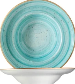 Barstuff Bonna Aura Aqua Gourmet Pastatteller 27cm türkis - 6 Stück
