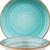 Barstuff Bonna Aura Aqua Gourmet Teller tief 20cm türkis - 12 Stück