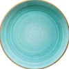 Barstuff Bonna Aura Aqua Gourmet Teller flach 27cm türkis - 12 Stück
