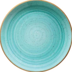 Barstuff Bonna Aura Aqua Gourmet Teller flach 21cm türkis - 12 Stück