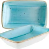 Barstuff Bonna Aura Aqua Moove Rechteckschale 16x9cm türkis - 12 Stück