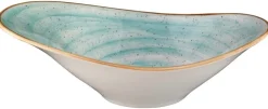 Barstuff Bonna Aura Aqua Stream Schale 27x19cm, 75cl türkis - 6 Stück