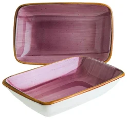 Barstuff Bonna Aura Blackberry Moove Rechteckschale 16x9cm lila - 12 Stück